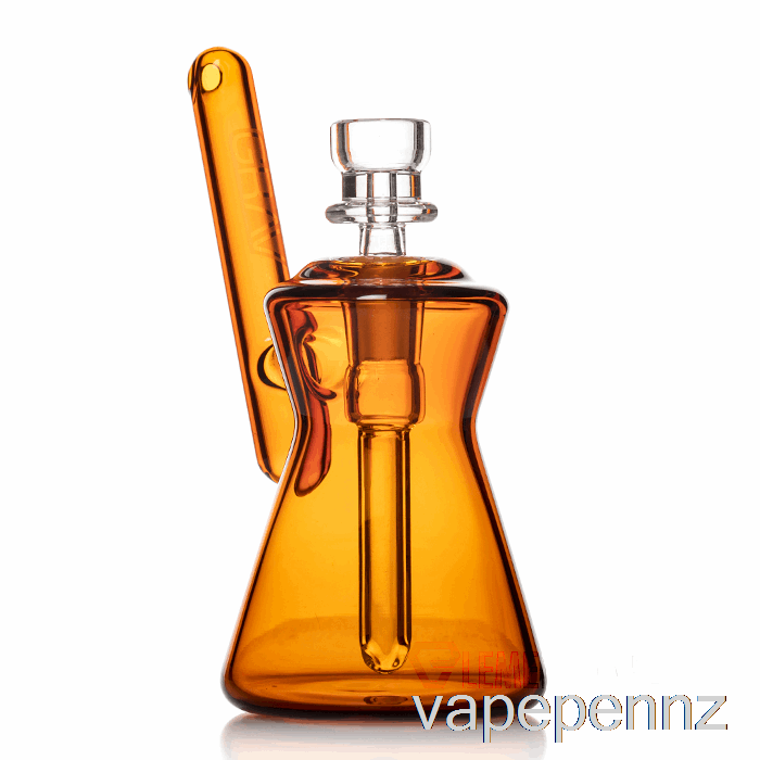 GRAV Hourglass Pocket Bubbler Amber VAPE NZ